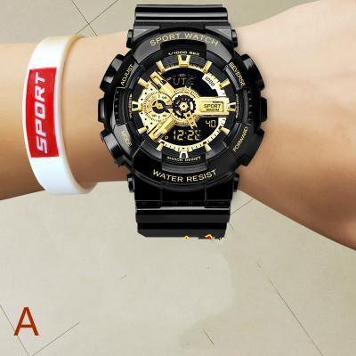 Black Gold Sport Military Digital Wrist Watches For Men And Women-SunglassesCarts