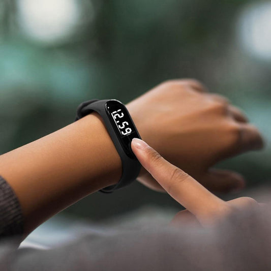Stylist watches Digital LED Sports Watch Unisex Silicone Band Wrist Watches Men and Women-SunglassesCarts