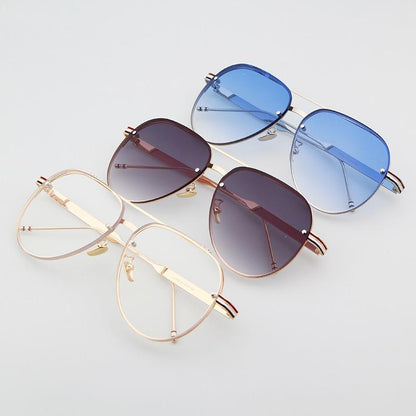 Classic Aviator Vintage Gradient Sunglasses For Women-SunglassesCarts