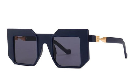 Retro Square Luxury Geometric Sunglasses For Men And Women -SunglassesCarts