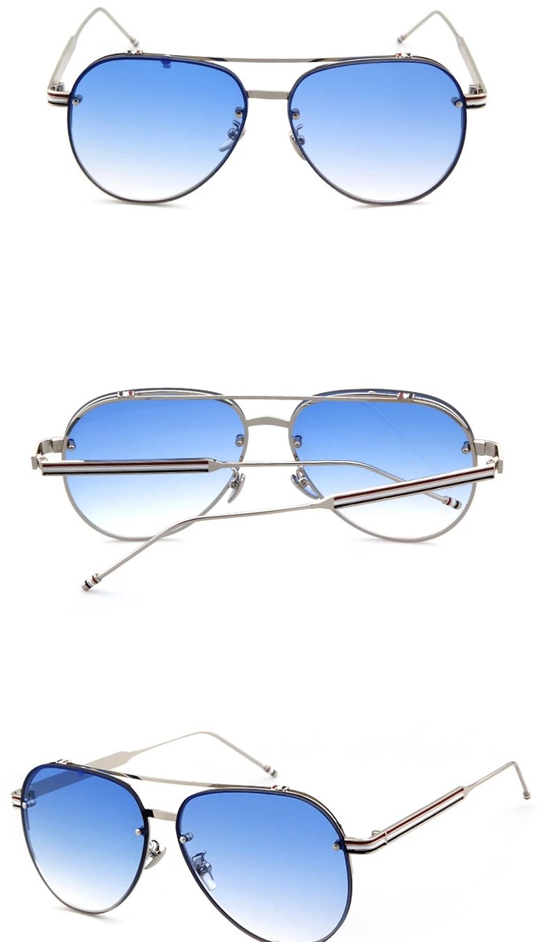 Classic Aviator Vintage Gradient Sunglasses For Women-SunglassesCarts