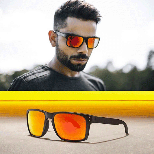 Virat Kholi Stylish Polarized Square Sunglasses For Men And Women-SunglassesCarts