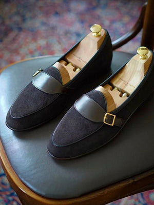 Attractive Suede Loafer Shoes For Office Wear And Casual Wear - SunglassesCarts