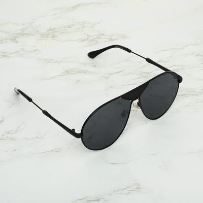 Round Black And Black Sunglasses For Men And Women-SunglassesCarts