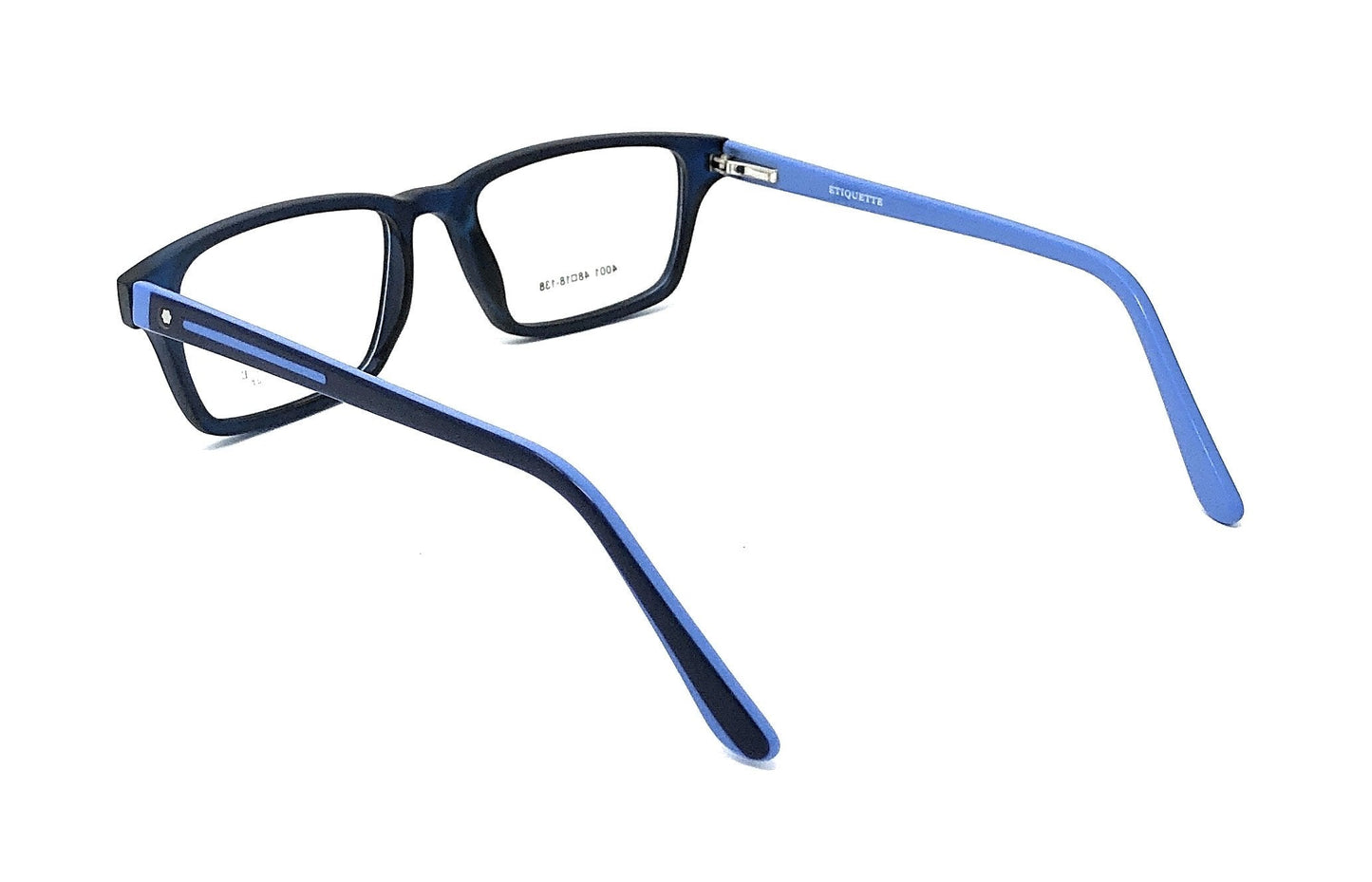 Funky Stylish Blue Rectangle Spectacle Eye Frames-SunglassesCarts