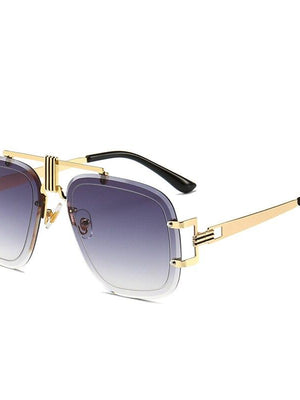 New Stylish Semi Rim Less Square Sunglasses For Men And Women-SunglassesCarts