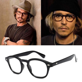 Johnny Depp Style Glasses Men Retro Vintage Prescription Glasses Women Optical Spectacle Frame - SunglassesCarts