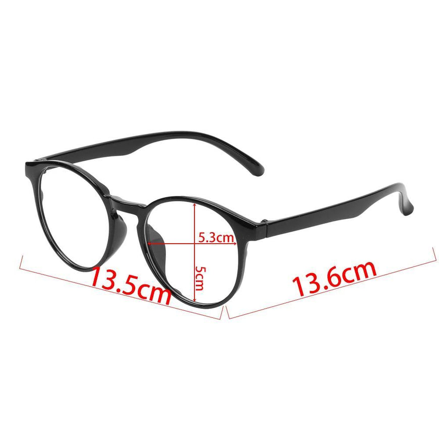 New Stylish Eyeglasses Round Frame Reading Glasses Eyewear Vintage Women Men - SunglassesCarts