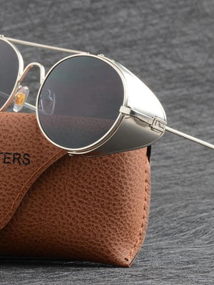 Luxury Metallic Vintage Gothic Steampunk Sunglasses For Men And Women-SunglassesCarts
