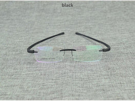 New Fashion Retro Glasses frame Frameless Metal For Men Women - SunglassesCarts