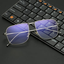 Retro Oversize Square Metal Reading glasses For Men And Women-SunglassesCarts