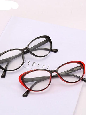 Classical Cat Eyes Reading Glasses Clear Lens Spectacles Eyewear - SunglassesCarts