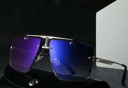 Trendy Square Rim Less Sunglasses For Men And Women-SunglassesCarts