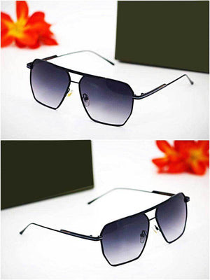 Stylish Square Metal Frame Vintage Sunglasses For Men And Women-SunglassesCarts
