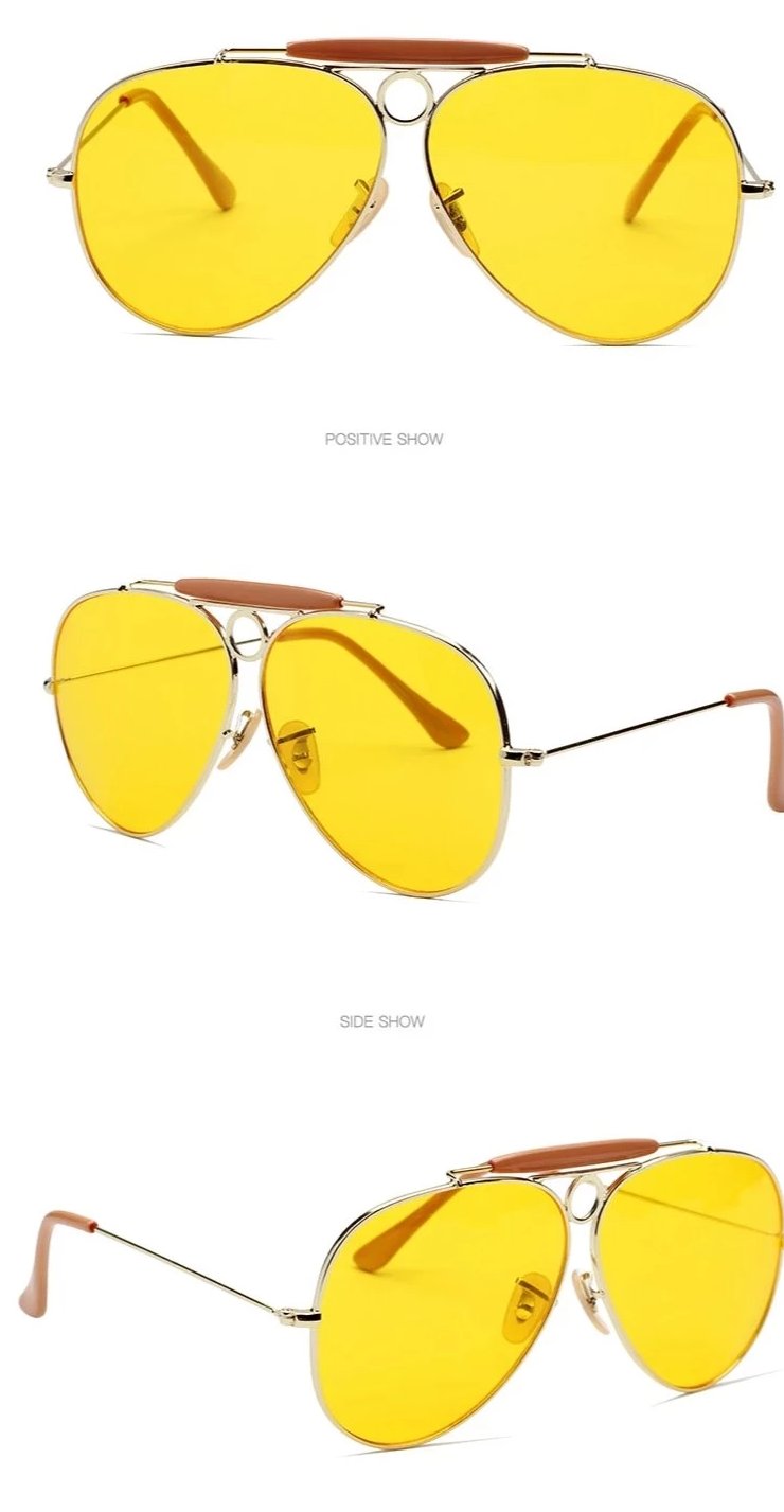 Trendy Shooter Candy Aviator Sunglasses For Men And Women-SunglassesCarts