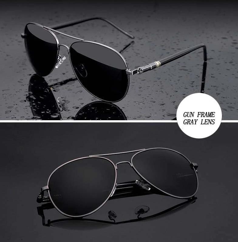 Classic Metal Frame Aviator Sunglasses For Men And Women-SunglassesCarts