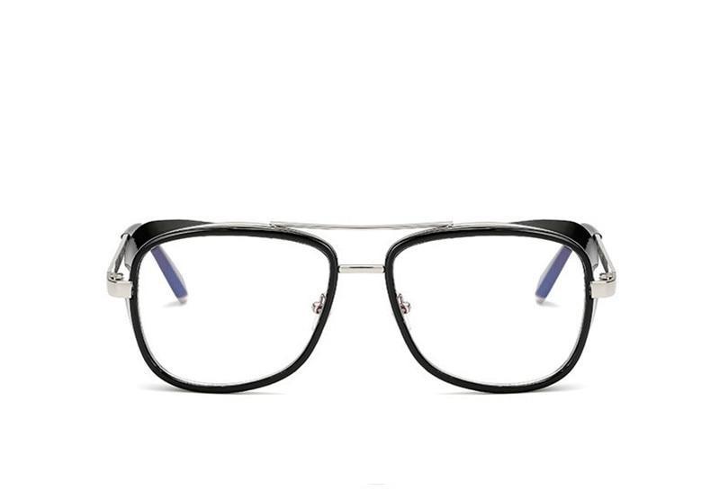 Iron Man 3 Tony Stark Sunglasses Frames for Men Vintage Luxury Brand Designer - SunglassesCarts