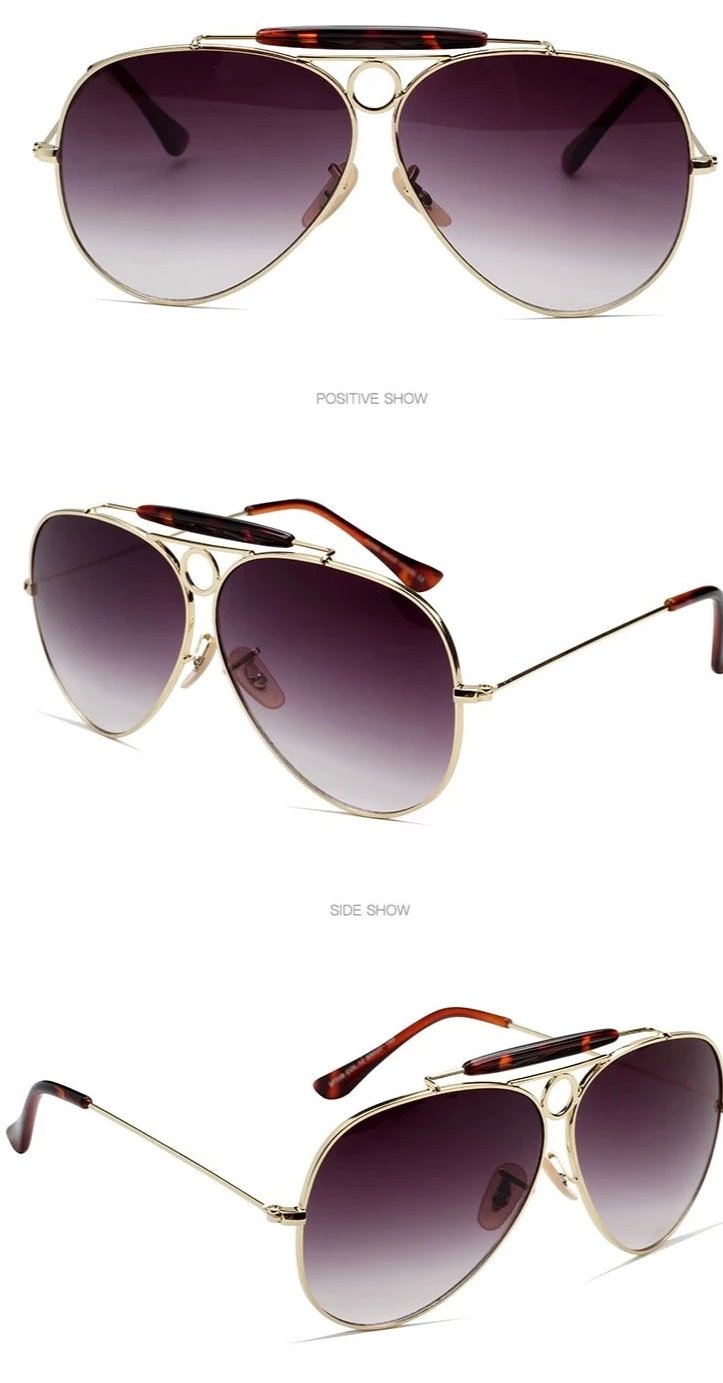 New Stylish Shooter Vintage Aviator Sunglasses For Men And Women-SunglassesCarts