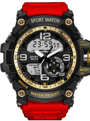New Stylish Water Resistant Analog Plus Digital Sports Watches For Men And Women-SunglassesCarts