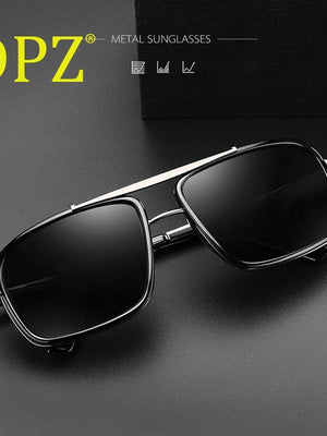 2020 DPZ New Retro Punk Polarized Double Beam sunglasses For Men And Women-SunglassesCarts