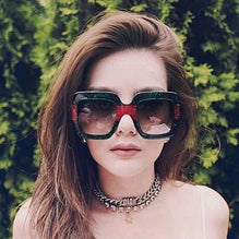 New Stylish Over Size Vintage Sunglasses Women-SunglassesCarts
