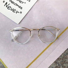 Stylish Round  Transparent Optical Glasses Frames Men And Women Vintage Transparent Optical Eyeglasse For Men And Women-SunglassesCarts