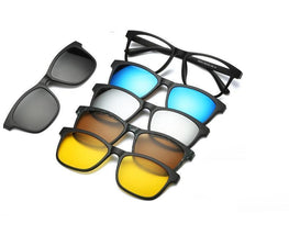 New Magnetic Frame Wayfarer Square Sunglasses For Men -SunglassesCarts