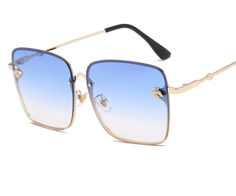 Trendy Square Bee Sunglasses For Women-SunglassesCarts