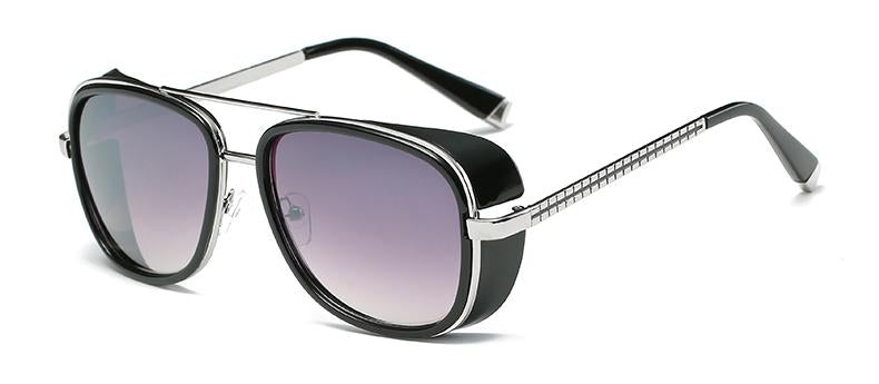 New Stylish Tony Stark Square Vintage Sunglasses For Men And Women-SunglassesCarts