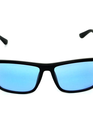 Sports Sky Blue and Black Sunglasses For Men And Women-SunglassesCarts