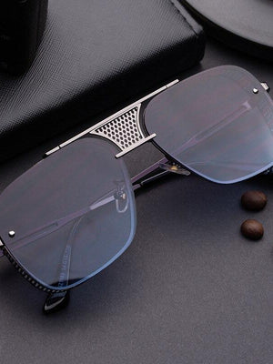 Most Stylish Metal Square Vintage Sunglasses For Men And Women-SunglassesCarts