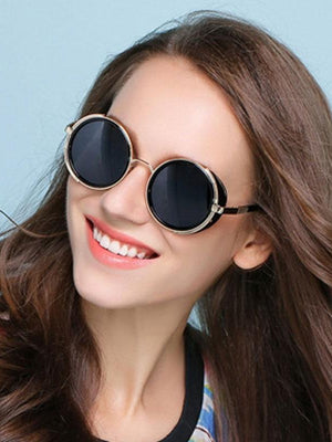 New Luxury Design Celebrity Round Sunglasses For Men And Women -SunglassesCarts