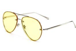 New Stylish Rim Less Mirror Aviator Sunglasses For Men And Women-SunglassesCarts