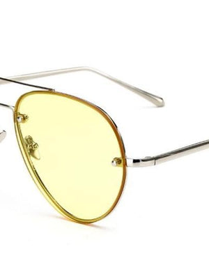 New Stylish Rim Less Mirror Aviator Sunglasses For Men And Women-SunglassesCarts