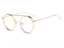 High Quality Round Glasses Frame Vintage Optical Eyeglasses Clear Lens Retro Classic Glasses Eyewear Men - SunglassesCarts
