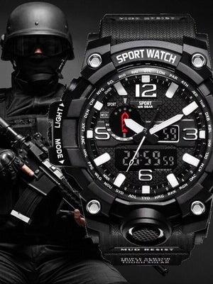 Stylish Trendy Military Army For Men's And Women Digital Sports Wristwatch-SunglassesCarts