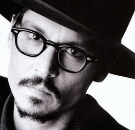Celebrity Johnny Depp Transparent Oval Sunglasses For Men -SunglassesCarts