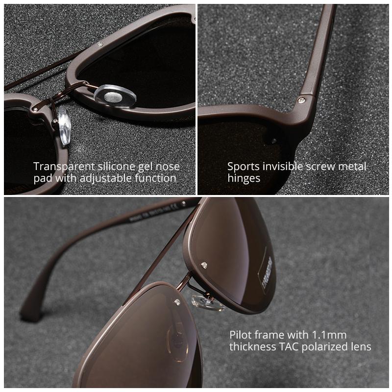 Classic Polarized Aviator Sunglasses For Men And Women-SunglassesCarts
