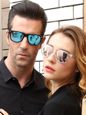 New Stylish Wayfarer Reflective Mirror Sunglasses For Men And Women-SunglassesCarts