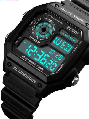 Stylish Digital Square Sport Watches For Men And Women-SunglassesCarts