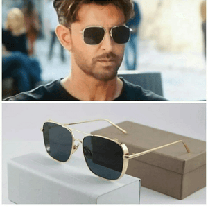Hrithik Roshan War Movie Square Sunglasses For Men-SunglassesCarts