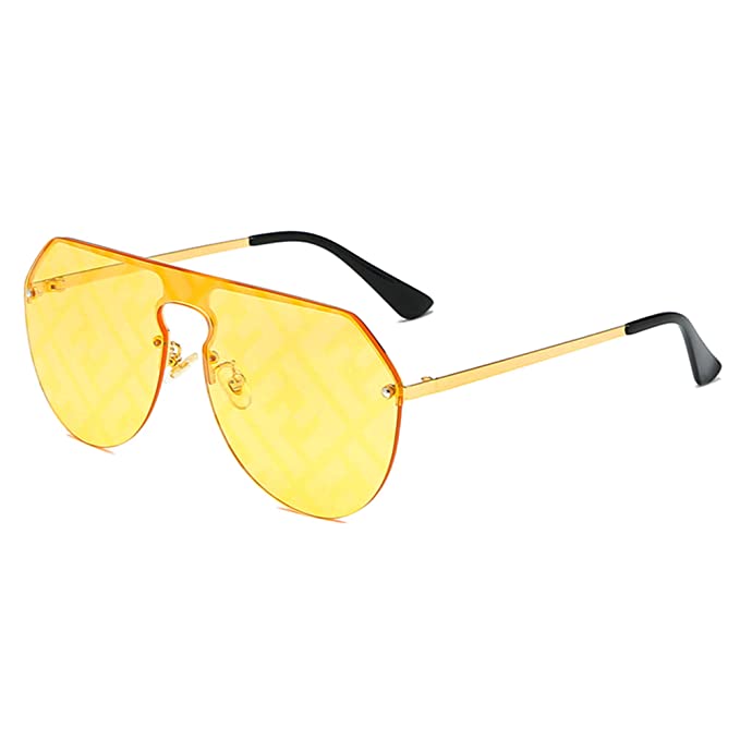 Rimless Retro Aviator Sunglasses For Men And Women-SunglassesCarts