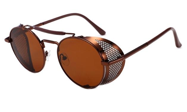 Most Stylish Round Vintage Metal Sunglasses For Men And Women-SunglassesCarts