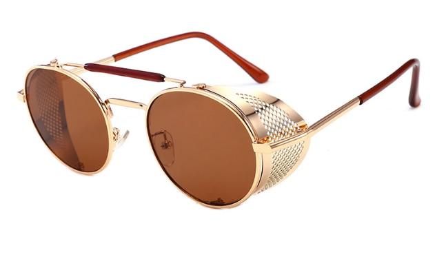 Most Stylish Round Vintage Metal Sunglasses For Men And Women-SunglassesCarts