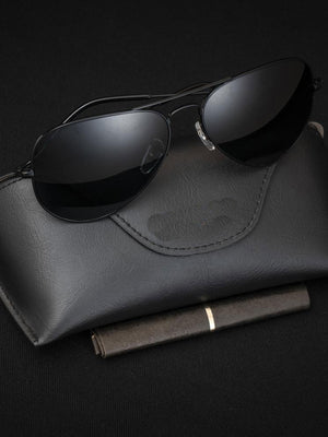 Stylish Black Aviator For Men And Women-SunglassesCarts