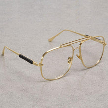 Stylish Metal Frame Transparent Sunglasses For Men And Women-SunglassesCarts