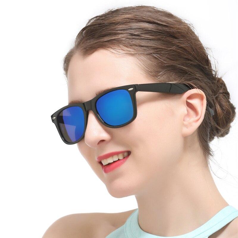 Unisex Black Square Wayfarer Sunglasses-SunglassesCarts