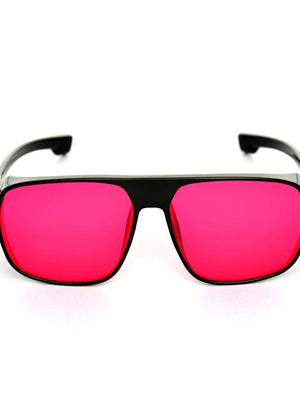 Sports Pink And Black Sunglasses For Men And Women-SunglassesCarts