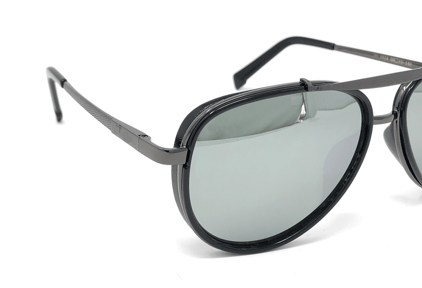 Classic Metal Frame Aviator Silver Sunglasses For Men And Women-SunglassesCarts