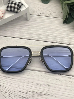 Tony Stark Blue Candy Sunglasses For Men And Women-SunglassesCarts